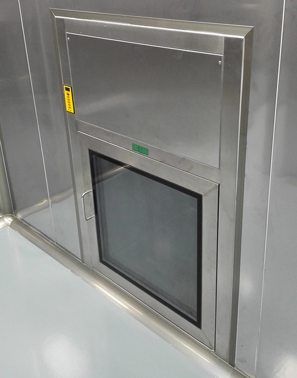 SGS Certified Electronic/ Mechanical Interlock Laminar Flow Clean Dynamic Pass Through Box Transfer Window for Cleanroom &amp; Laboratories with UV Sterilization