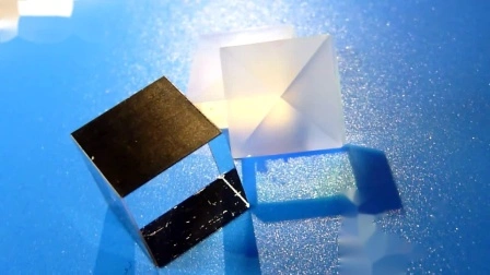 Polarizing Beamsplitter Cubes with Optical Glass