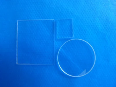 Polished Laser Protection Window Fused Silica UV Coated